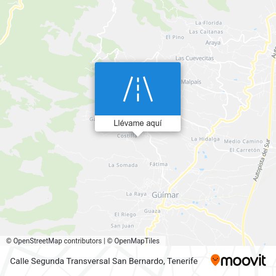 Mapa Calle Segunda Transversal San Bernardo