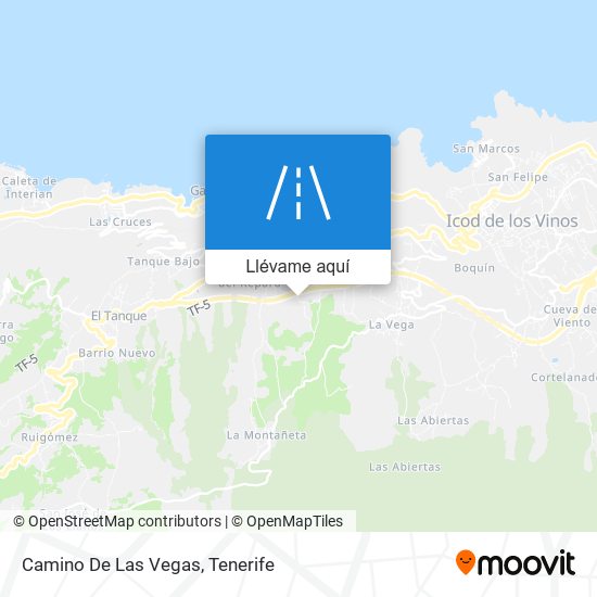 Mapa Camino De Las Vegas