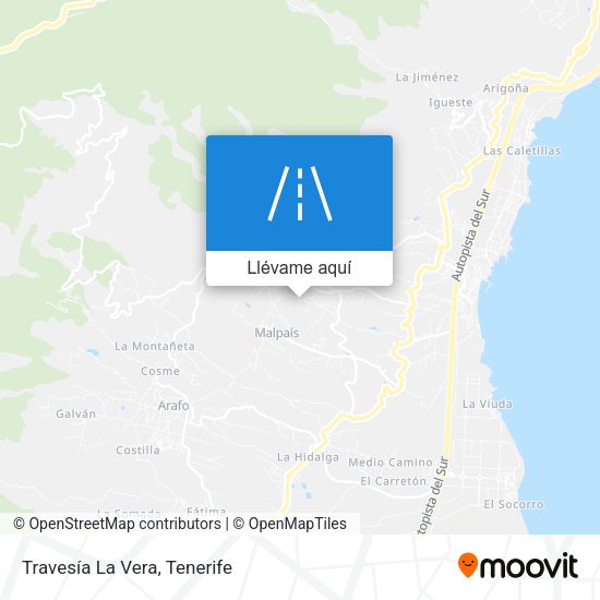 Mapa Travesía La Vera