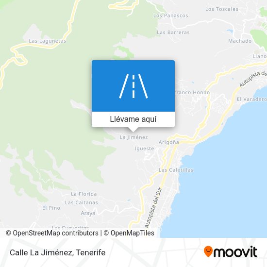 Mapa Calle La Jiménez