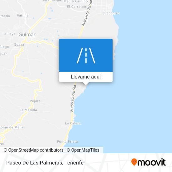 Mapa Paseo De Las Palmeras