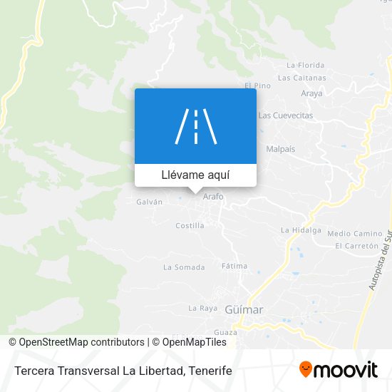 Mapa Tercera Transversal La Libertad