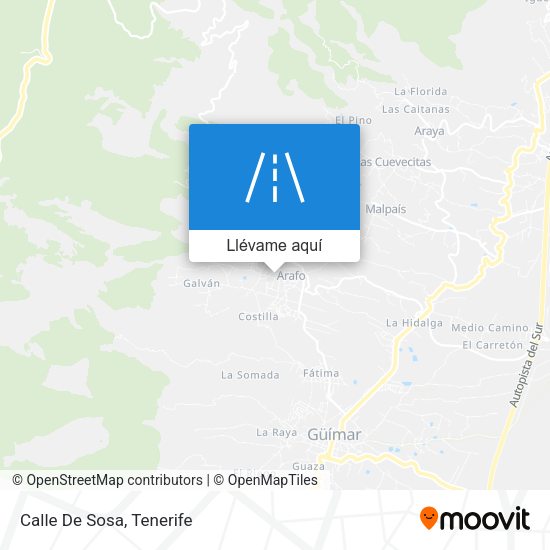 Mapa Calle De Sosa
