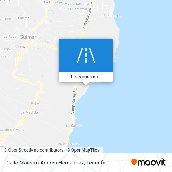 Mapa Calle Maestro Andrés Hernández