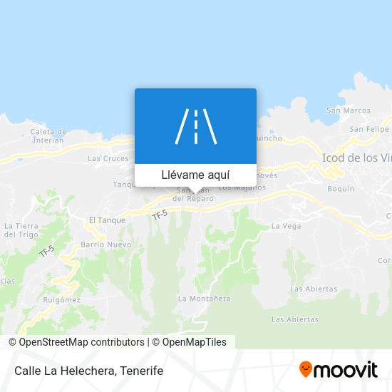 Mapa Calle La Helechera