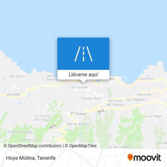 Mapa Hoya Molina