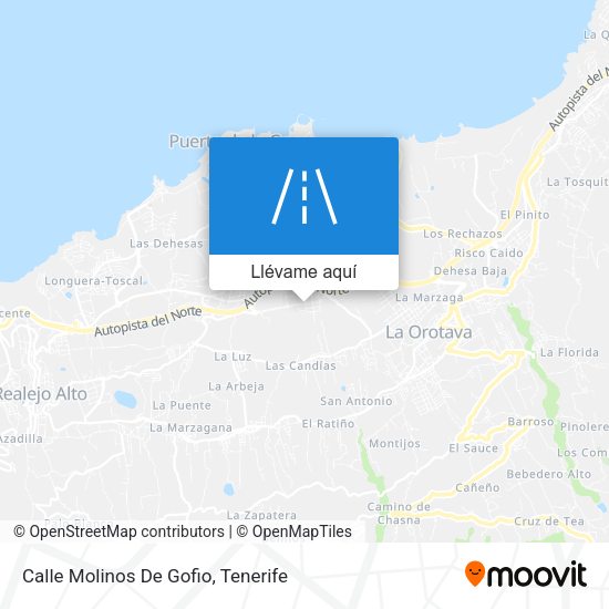 Mapa Calle Molinos De Gofio