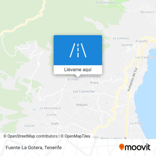 Mapa Fuente La Gotera