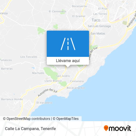 Mapa Calle La Campana