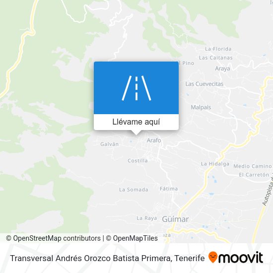 Mapa Transversal Andrés Orozco Batista Primera