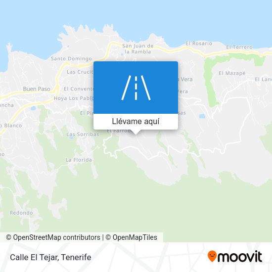 Mapa Calle El Tejar