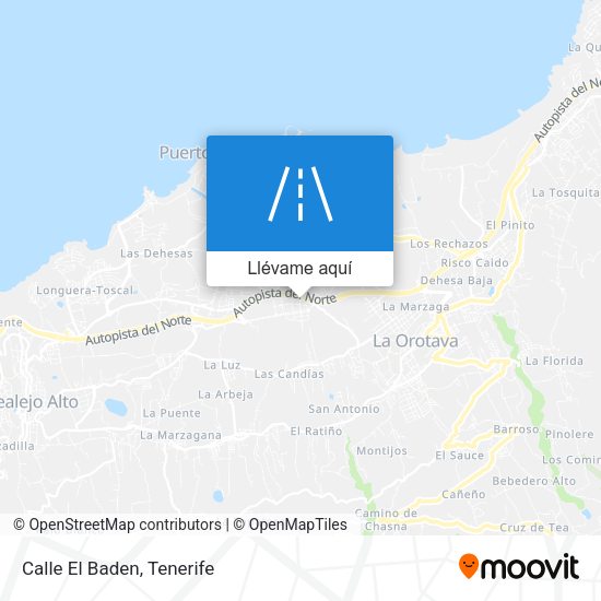 Mapa Calle El Baden