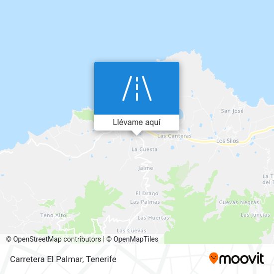 Mapa Carretera El Palmar