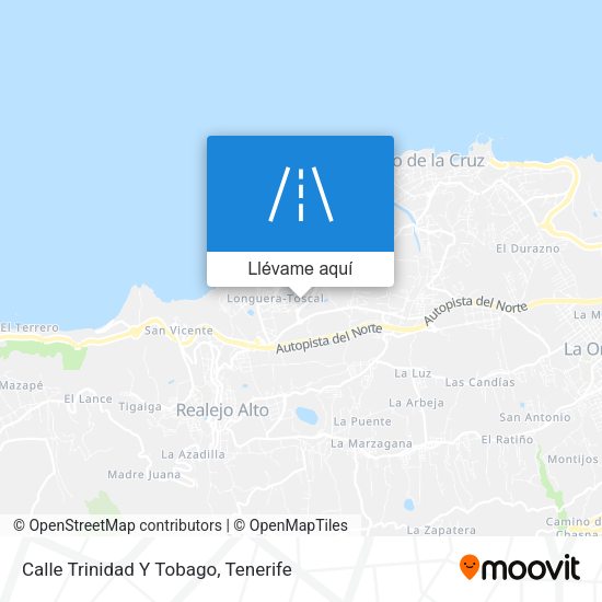 Mapa Calle Trinidad Y Tobago