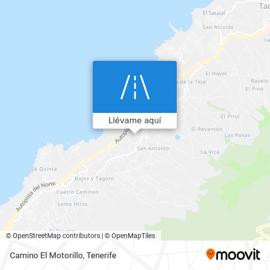 Mapa Camino El Motorillo