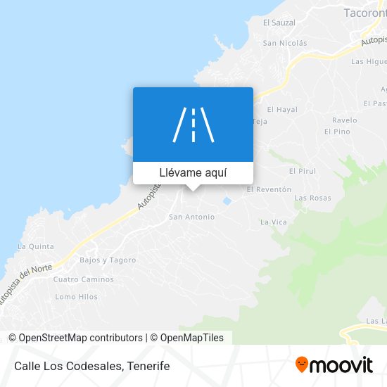 Mapa Calle Los Codesales