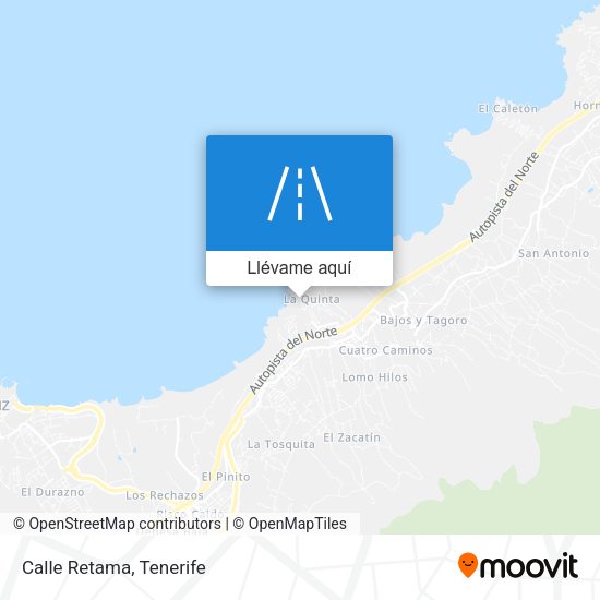 Mapa Calle Retama