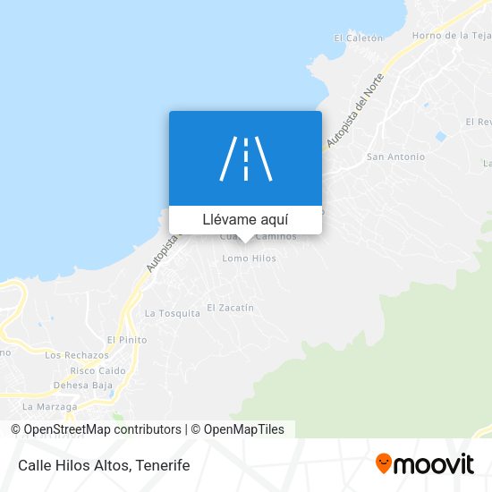 Mapa Calle Hilos Altos
