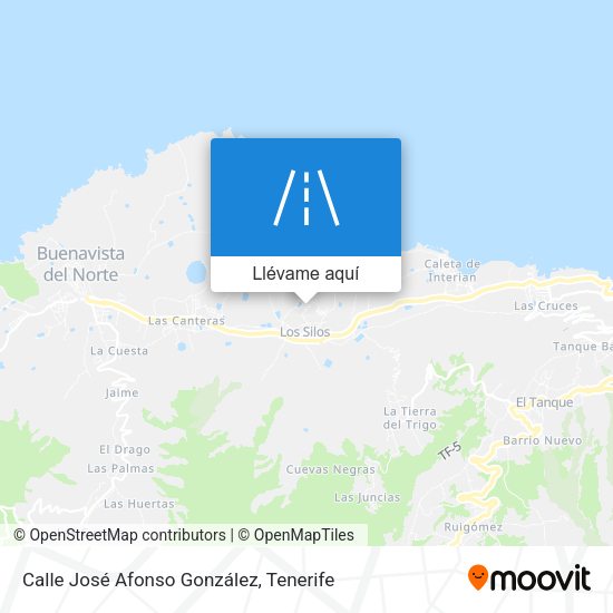 Mapa Calle José Afonso González
