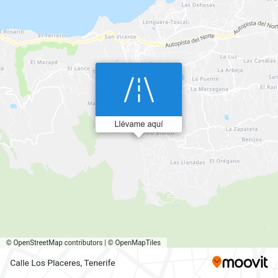 Mapa Calle Los Placeres