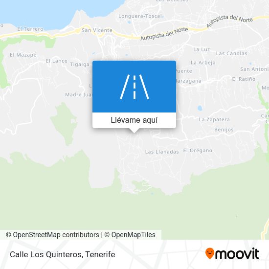 Mapa Calle Los Quinteros