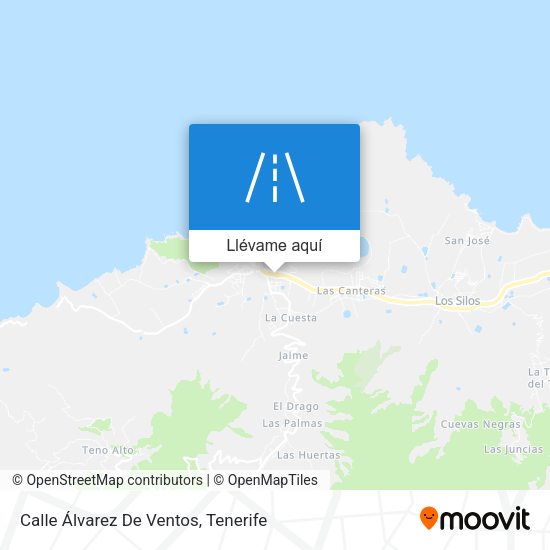 Mapa Calle Álvarez De Ventos