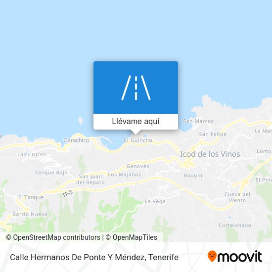 Mapa Calle Hermanos De Ponte Y Méndez