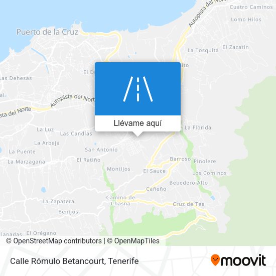 Mapa Calle Rómulo Betancourt