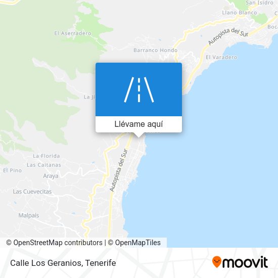 Mapa Calle Los Geranios