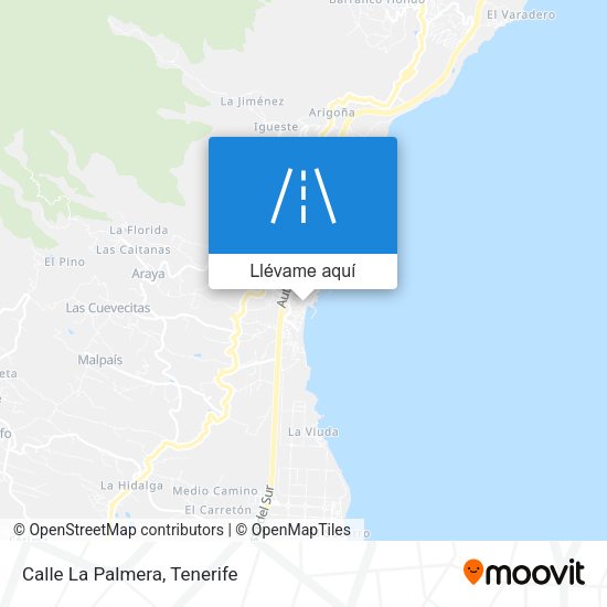 Mapa Calle La Palmera