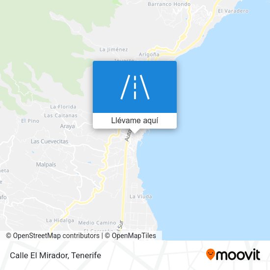 Mapa Calle El Mirador