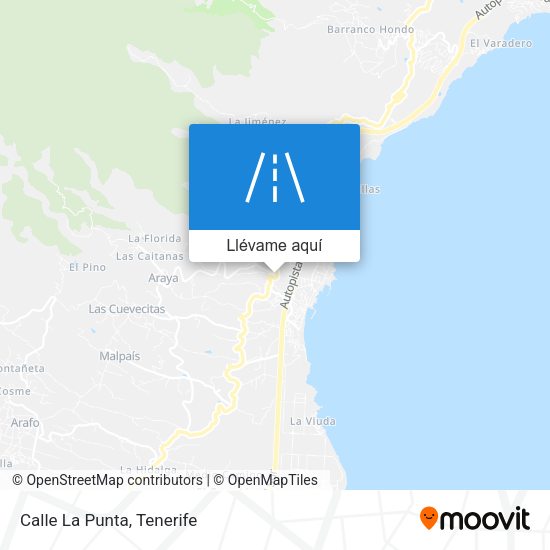 Mapa Calle La Punta