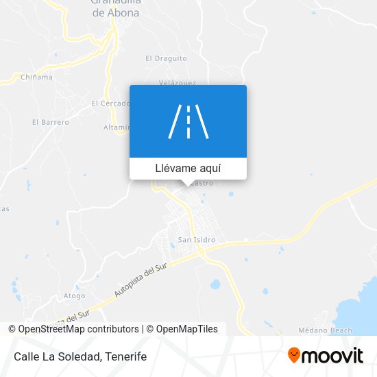 Mapa Calle La Soledad