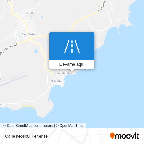 Mapa Calle Moscú