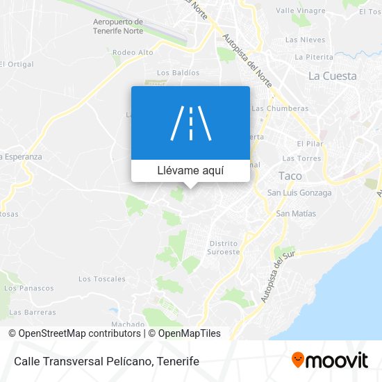 Mapa Calle Transversal Pelícano