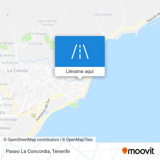 Mapa Paseo La Concordia