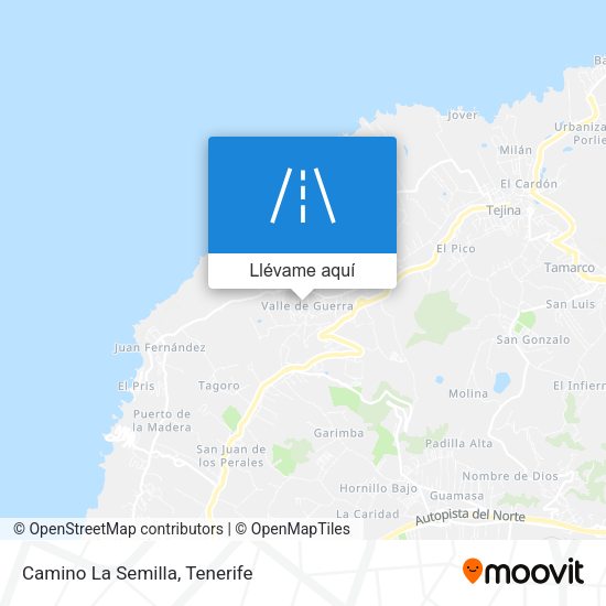 Mapa Camino La Semilla