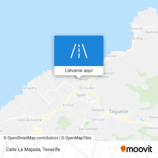Mapa Calle La Majada