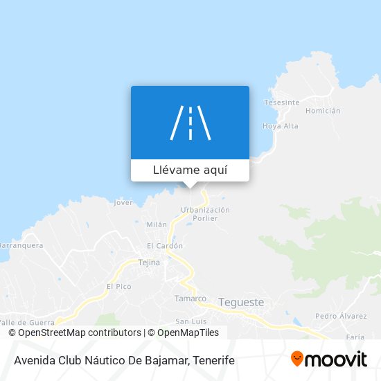 Mapa Avenida Club Náutico De Bajamar