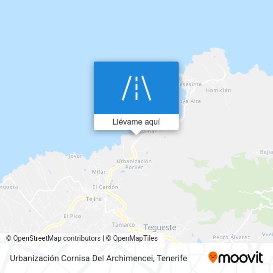 Mapa Urbanización Cornisa Del Archimencei