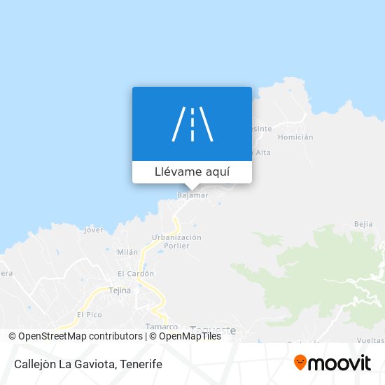 Mapa Callejòn La Gaviota