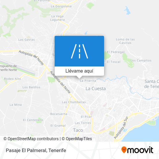 Mapa Pasaje El Palmeral