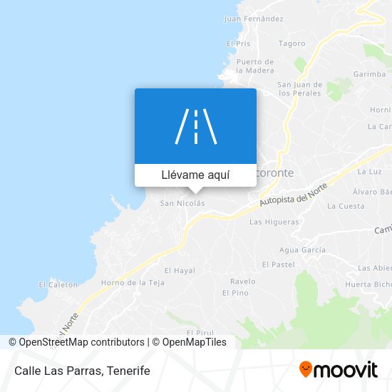 Mapa Calle Las Parras