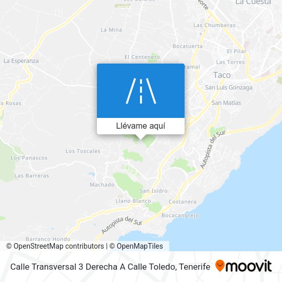 Mapa Calle Transversal 3 Derecha A Calle Toledo