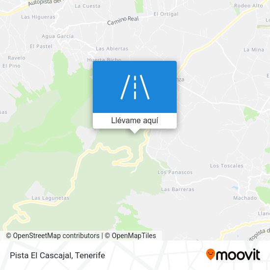 Mapa Pista El Cascajal