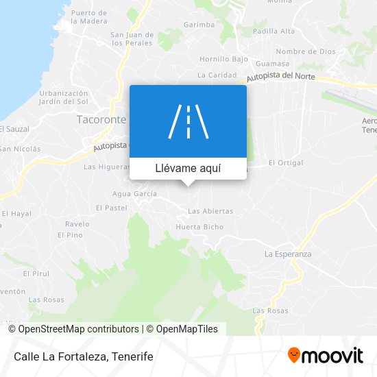 Mapa Calle La Fortaleza
