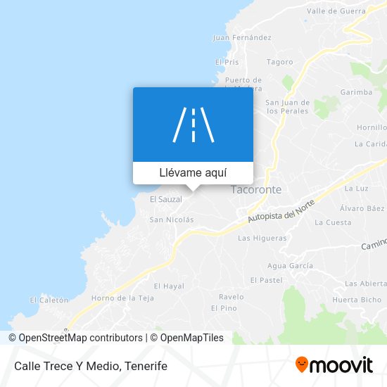 Mapa Calle Trece Y Medio