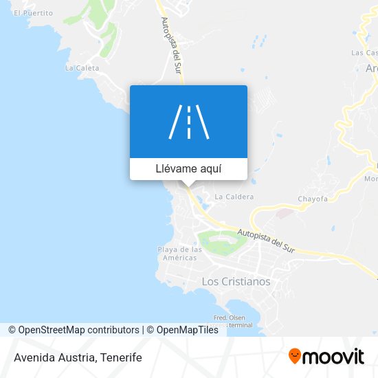 Mapa Avenida Austria