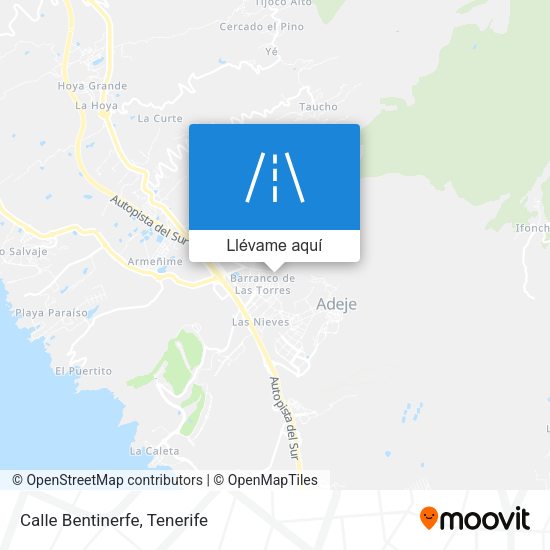 Mapa Calle Bentinerfe
