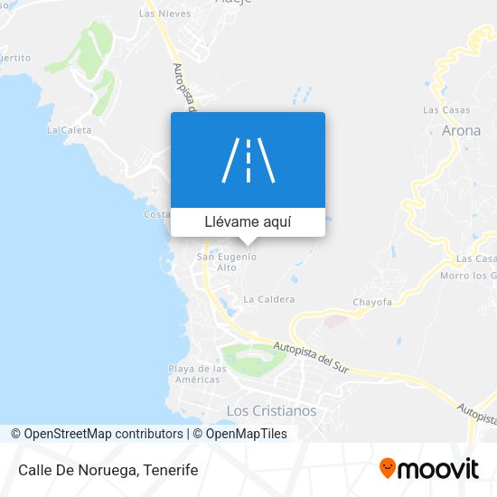 Mapa Calle De Noruega